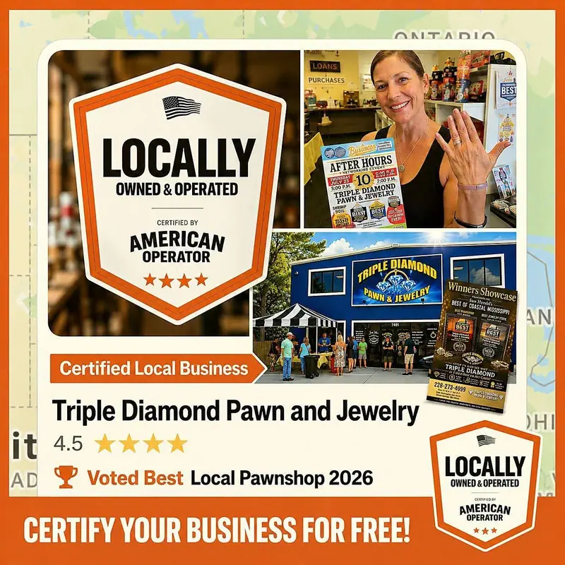 Certified local business — Locally Owned & Operated by American Operator